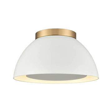 Pelham 10'' 2-Light Industrial Flush Mount Ceiling Light