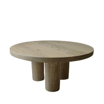 Chunky Three Legged Coffee Table