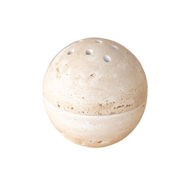 Travertine Incense Burner Dome