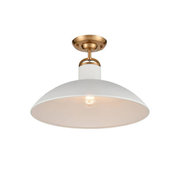 Surf 16'' Wide 1-Light Semi Flush Mount Ceiling Light