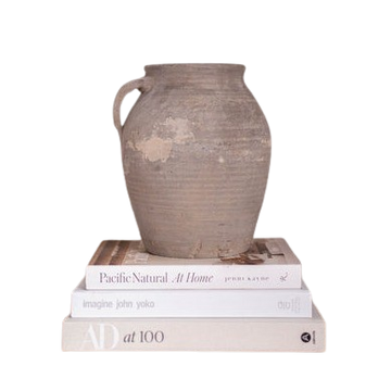 Vintage Porcelain Vase Pot One Handle