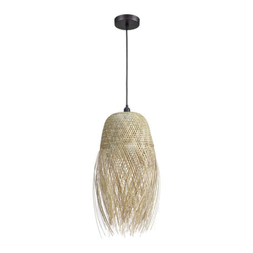 Marooner 1-Lght Pndnt Finish w/ Woven Bamboo Shade