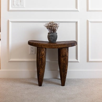 Senufo Stool Bench Brown Large