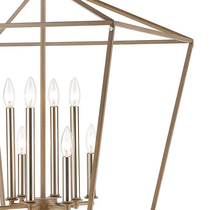 Fairfax 24'' Wide 8-Light Light Wood Chandelier