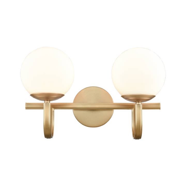 Caroline Brushed Gold Multi-Light Bathroom Vanity Light