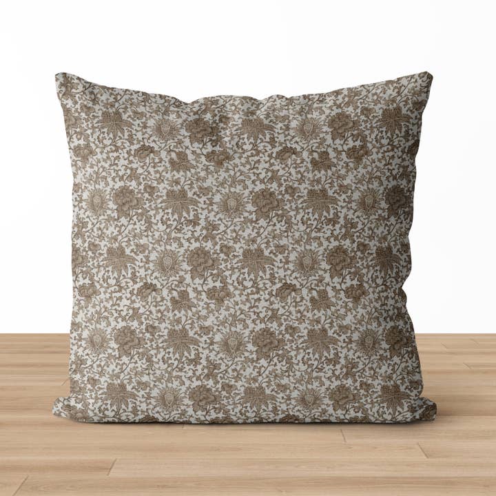 Timeless Blooms II Vintage Floral Pillow Cover | Throw