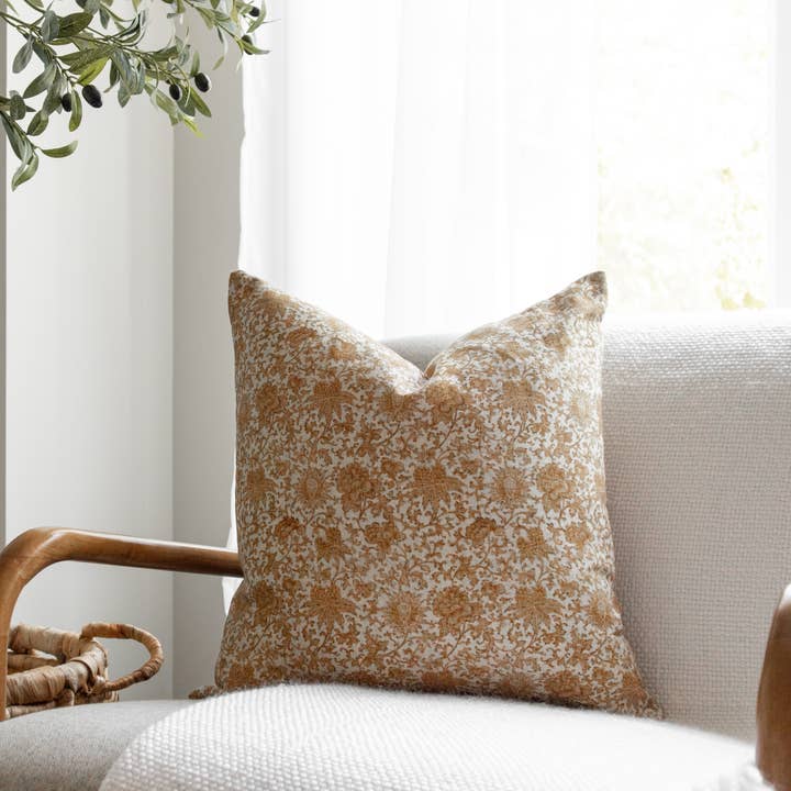 Timeless Blooms I Vintage Floral Pillow Cover | Throw Pillow