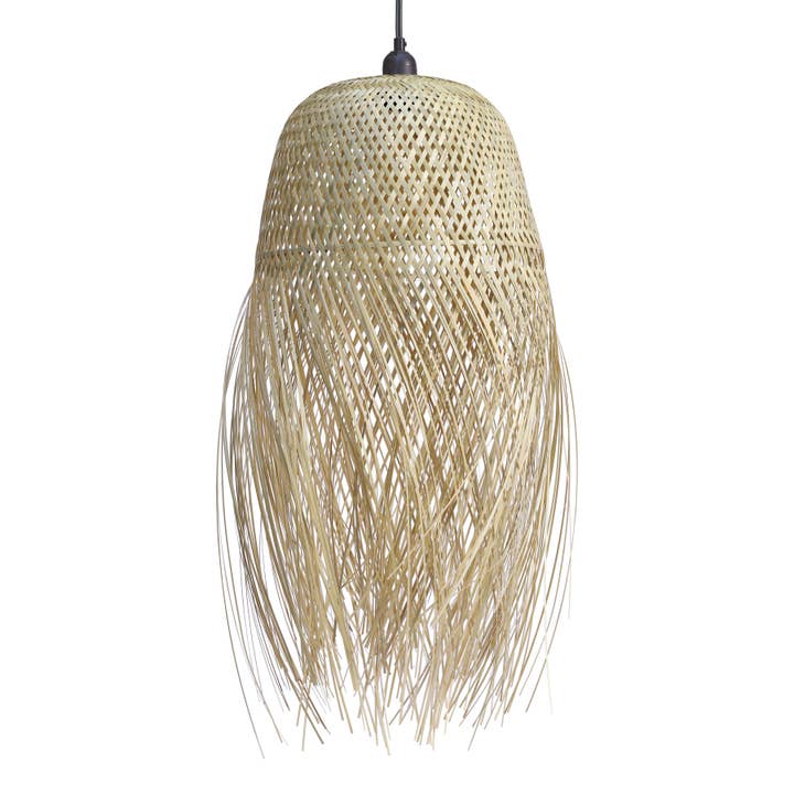 Marooner 1-Lght Pndnt Finish w/ Woven Bamboo Shade