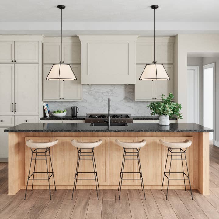 Regalia 18'' Wide 1-Light Wire Framed Pendant Light Fixture