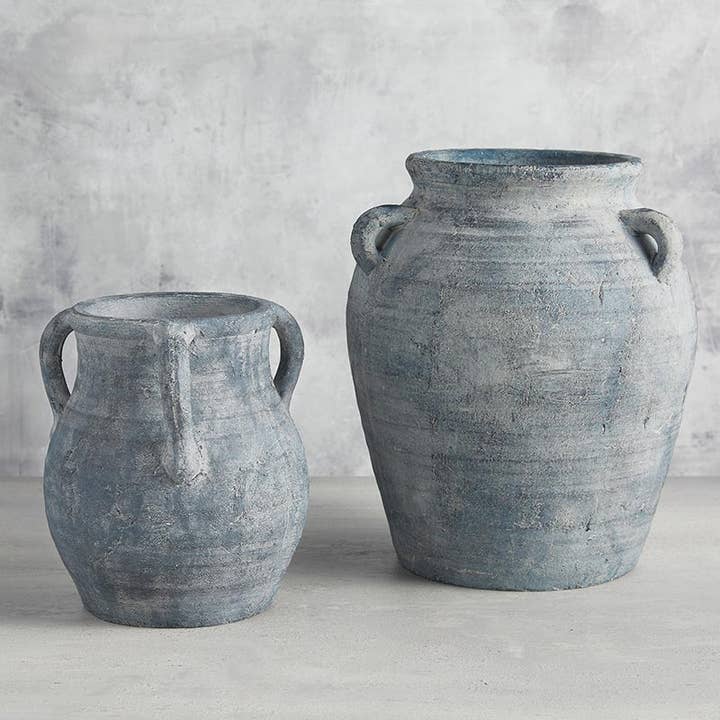Grey Pot with Two Handles - Small
