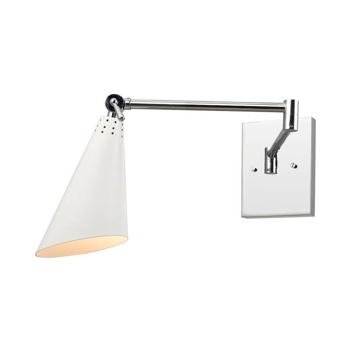 Calder 1-Light Swingarm Wall Sconce Light Fixture