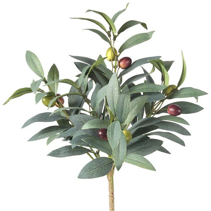 Artificial Pruned Olive Stem - 15"