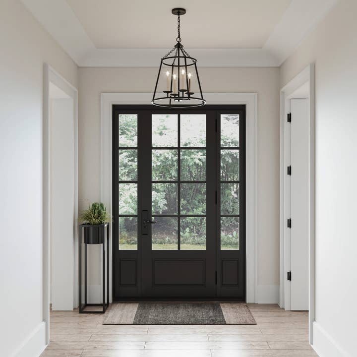 Joanie 17.25'' Wide 4-Light Lantern Pendant Light Fixture