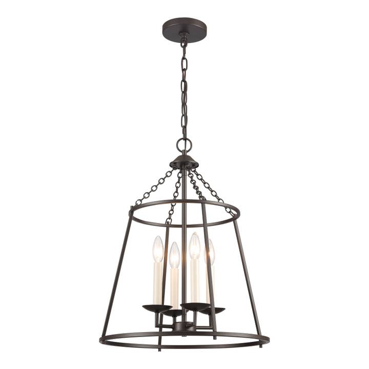 Joanie 17.25'' Wide 4-Light Lantern Pendant Light Fixture