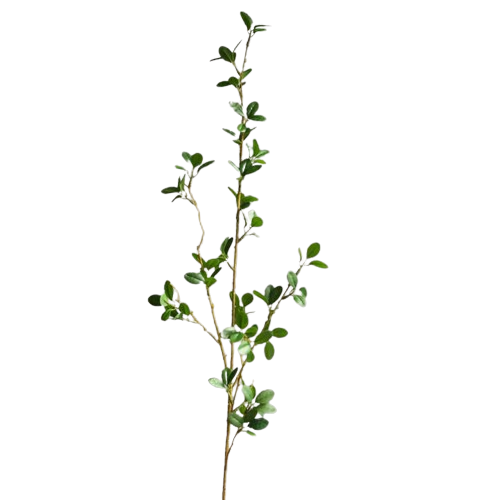 41“ Artificial Flower Green Leaves Branches Faux Flower Stem