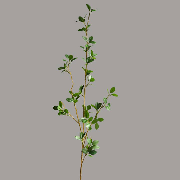 41“ Artificial Flower Green Leaves Branches Faux Flower Stem
