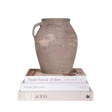 Vintage Porcelain Vase Pot One Handle